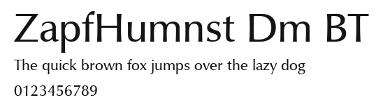 ZapfHumnst Dm BT.ttf