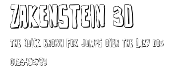 Zakenstein 3D.ttf
