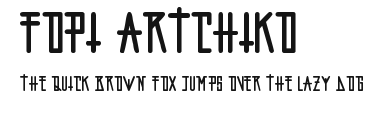 fopi artchiko.ttf