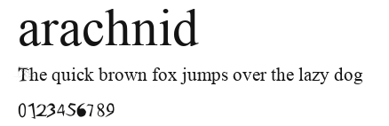 arachnid.ttf