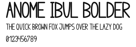 anome ibul bolder Preview