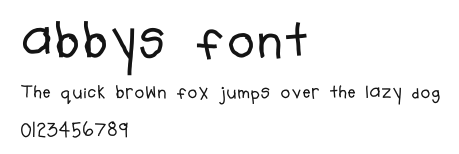 abbys font.ttf