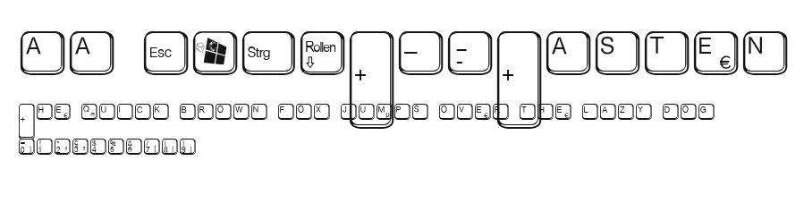 aa QWERTZ-Tasten Preview