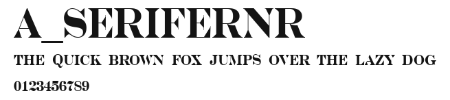 a_SeriferNr Preview