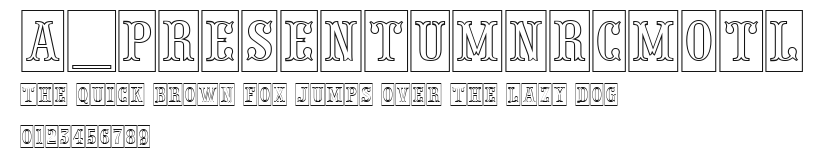 a_PresentumNrCmOtl.ttf