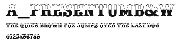a_PresentumB&W.ttf