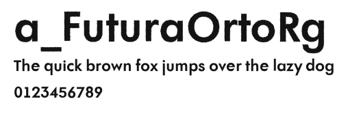 a_FuturaOrtoRg Preview