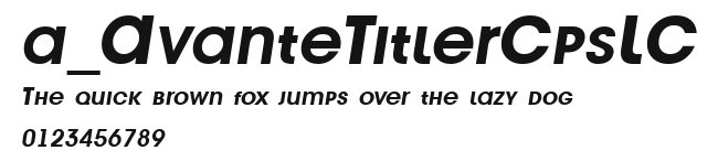 a_AvanteTitlerCpsLC.ttf