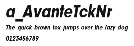 a_AvanteTckNr.ttf