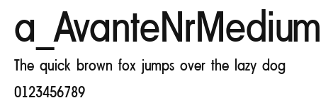 a_AvanteNrMedium.ttf
