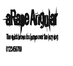 aRape Angular.ttf