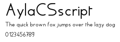 AylaCSscript.ttf