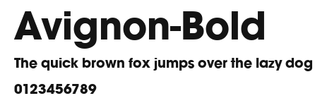 Avignon-Bold Preview