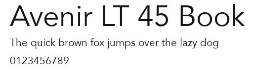 Avenir LT 45 Book.ttf
