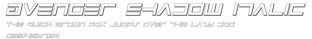 Avenger Shadow Italic.ttf