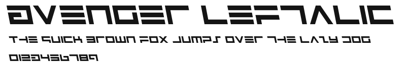 Avenger Leftalic.ttf