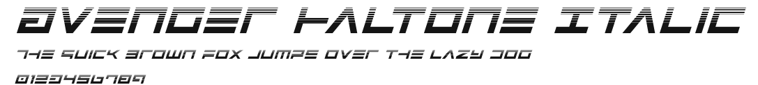 Avenger Haltone Italic.ttf
