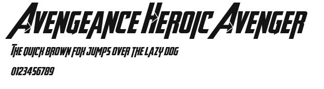 Avengeance Heroic Avenger.otf