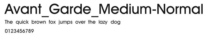 Avant_Garde_Medium-Normal.ttf