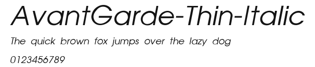 AvantGarde-Thin-Italic.ttf