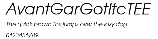 AvantGarGotItcTEE.ttf