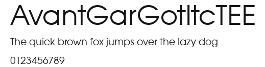 AvantGarGotItcTEE.ttf