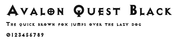 Avalon Quest Black.ttf