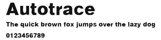 Autotrace.ttf