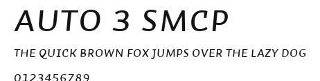 Auto 3 SmCp.ttf