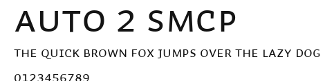 Auto 2 SmCp.ttf