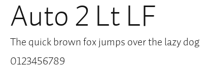 Auto 2 Lt LF.ttf