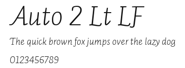 Auto 2 Lt LF.ttf