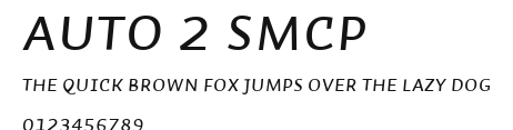 Auto 2 SmCp.ttf