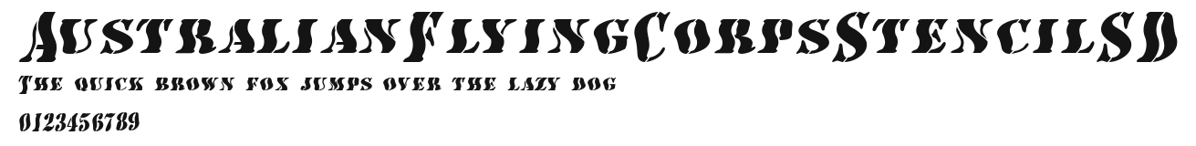 AustralianFlyingCorpsStencilSD.ttf