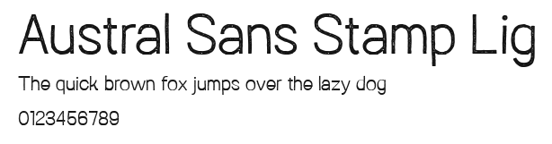 Austral Sans Stamp Lig.ttf