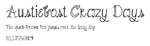 Austiebost Crazy Days.ttf