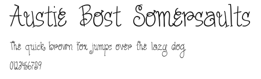 Austie Bost Somersaults.ttf