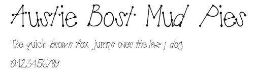 Austie Bost Mud Pies.ttf