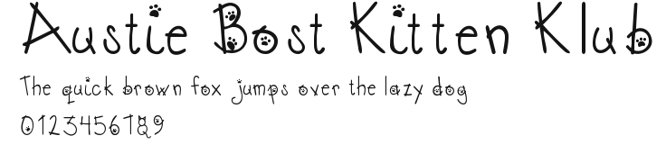 Austie Bost Kitten Klub.ttf