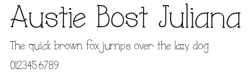Austie Bost Juliana.ttf
