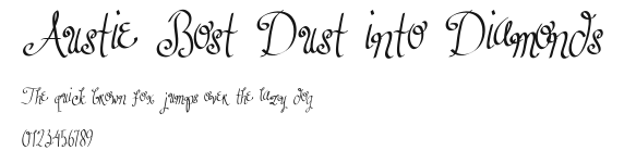 Austie Bost Dust into Diamonds Preview
