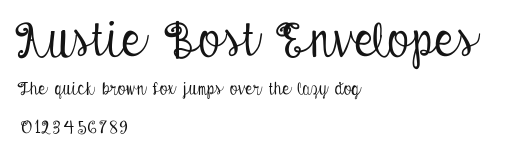 Austie Bost Envelopes Preview