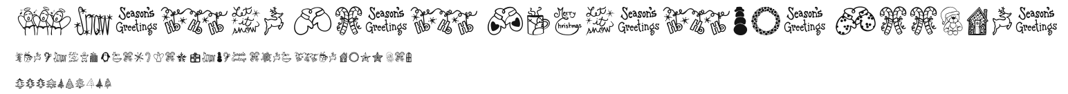 Austie Bost Christmas Doodles Preview