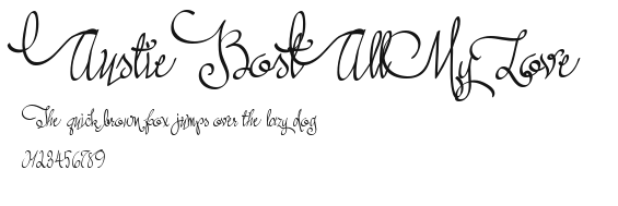 Austie Bost All My Love.ttf
