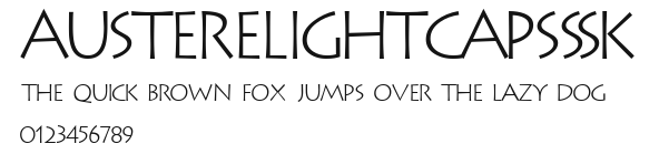 AustereLightCapsSSK.ttf