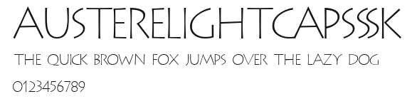 AustereLightCapsSSK.ttf
