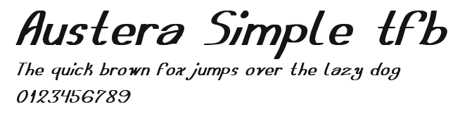 Austera Simple tfb.ttf