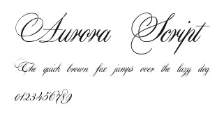 Aurora Script.ttf