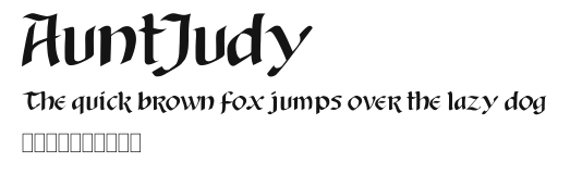 AuntJudy.ttf