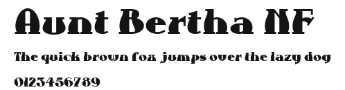 Aunt Bertha NF.ttf